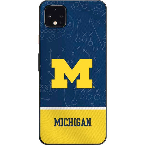 University of Michigan Jersey Split Google Pixel 4 XL Skin